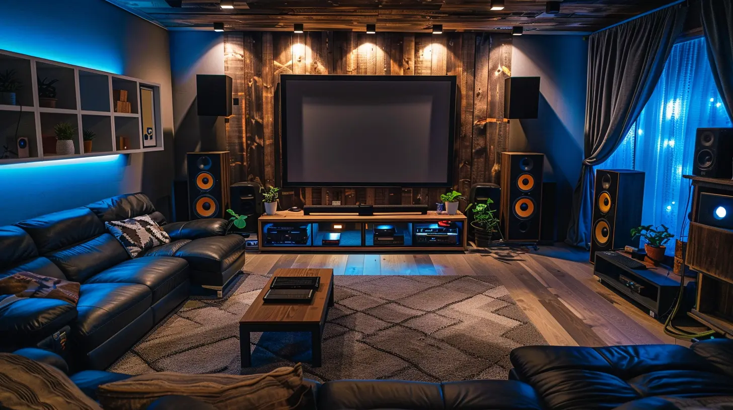 How to Build a Cozy, Immersive Home Theater Space