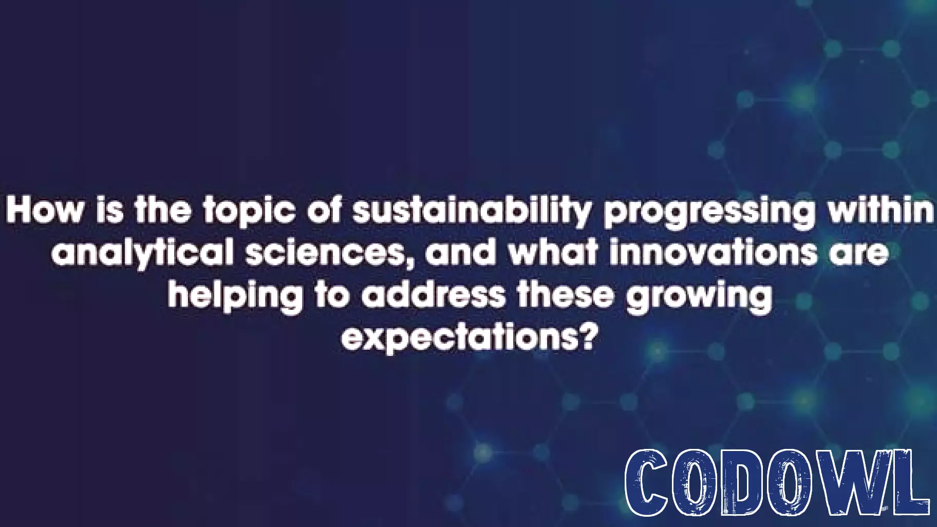Exploring Sustainable Innovations in Analytical Sciences at ASMS 2025