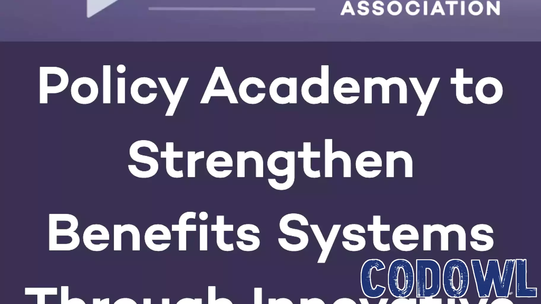 Policy Academy to Strengthen Benefits Systems Through Innovative Technology